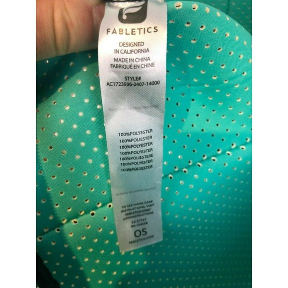 Fabletics Black White Mesh Soft Tote Large Workout - Picture 7 of 11